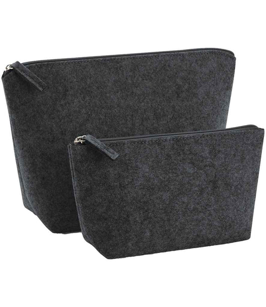 BagBase Felt Accessory Bag | Charcoal Melange