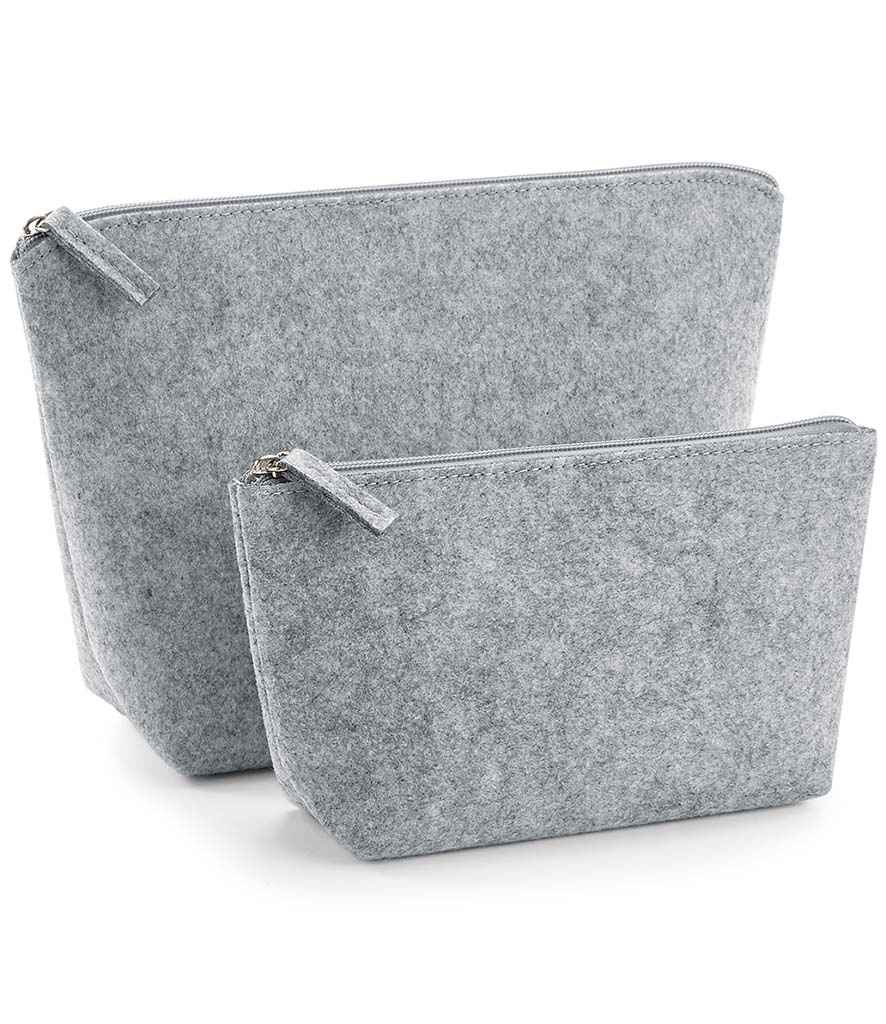 BagBase Felt Accessory Bag | Grey Melange
