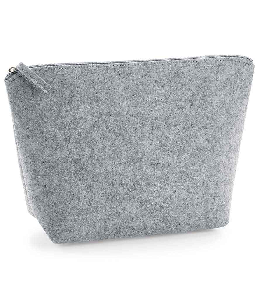 BagBase Felt Accessory Bag | Grey Melange