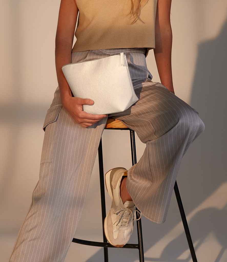 BagBase Felt Accessory Bag | Soft White