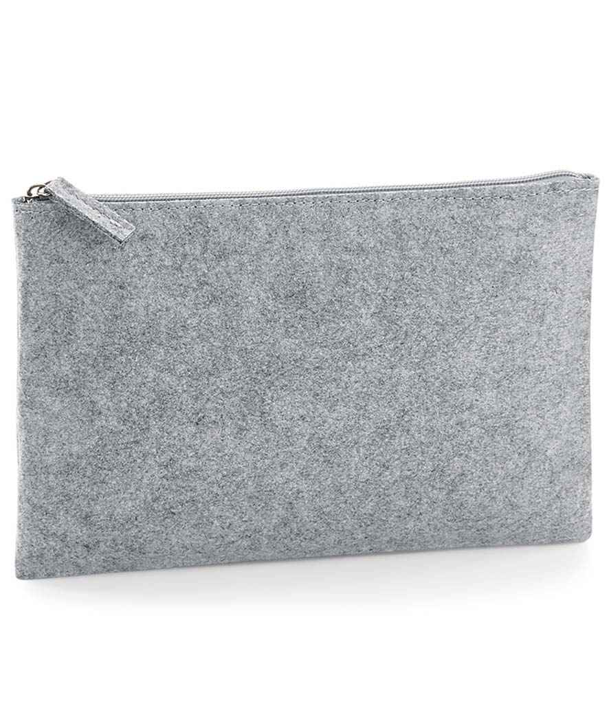 BagBase Felt Accessory Pouch | Grey Melange