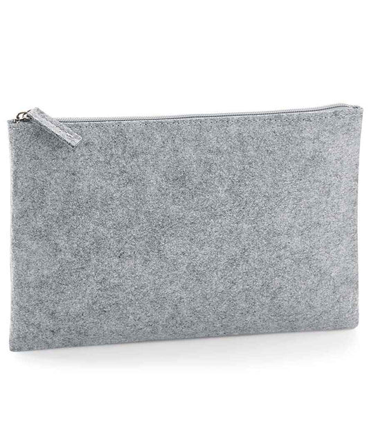 BagBase Felt Accessory Pouch | Grey Melange
