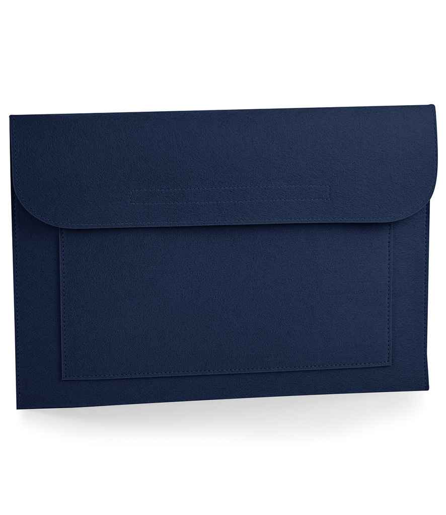 BagBase Felt Laptop/Document Slip | Navy