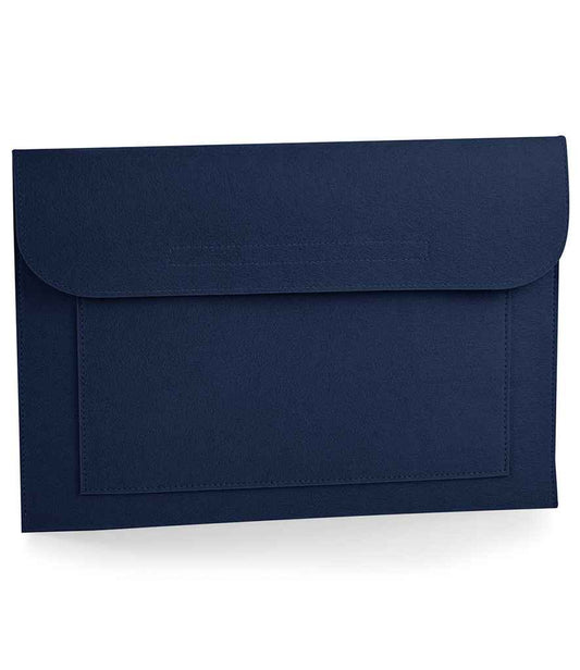 BagBase Felt Laptop/Document Slip | Navy