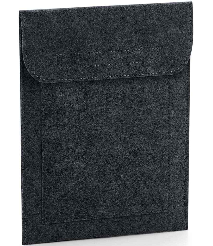 BagBase Felt iPad®/Tablet Slip | Charcoal Melange
