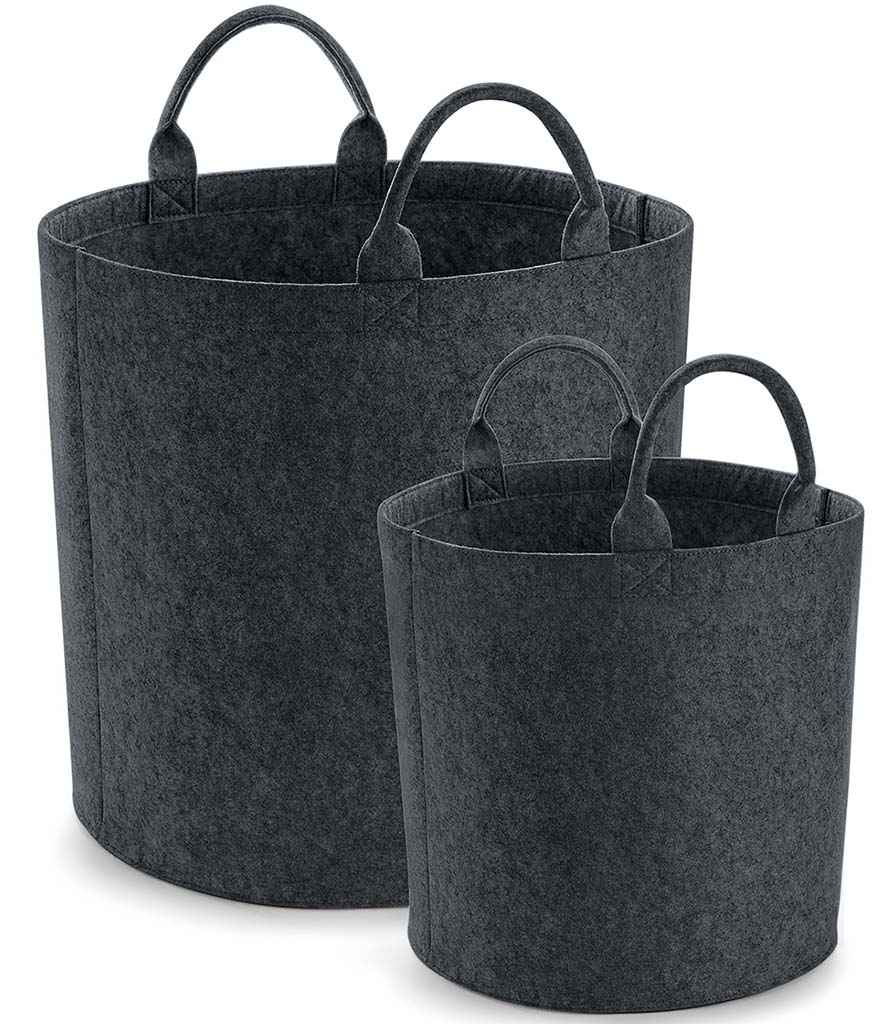 BagBase Felt Trug | Charcoal Melange
