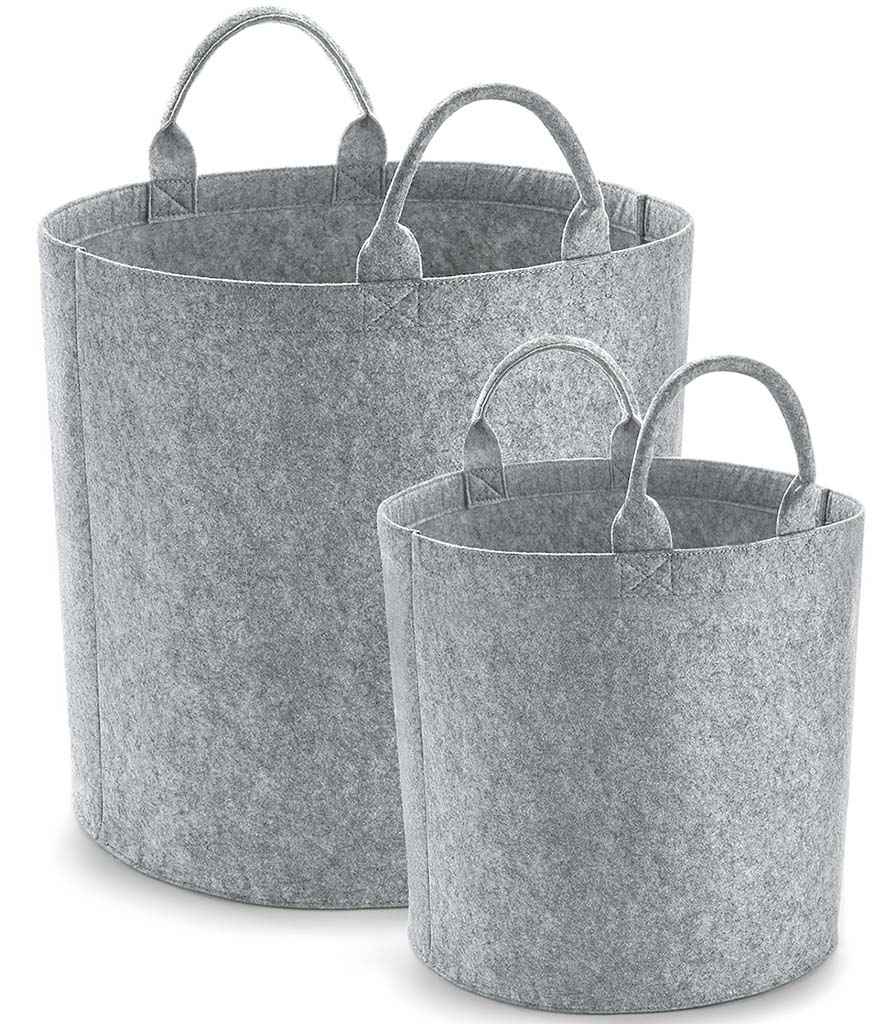 BagBase Felt Trug | Grey Melange