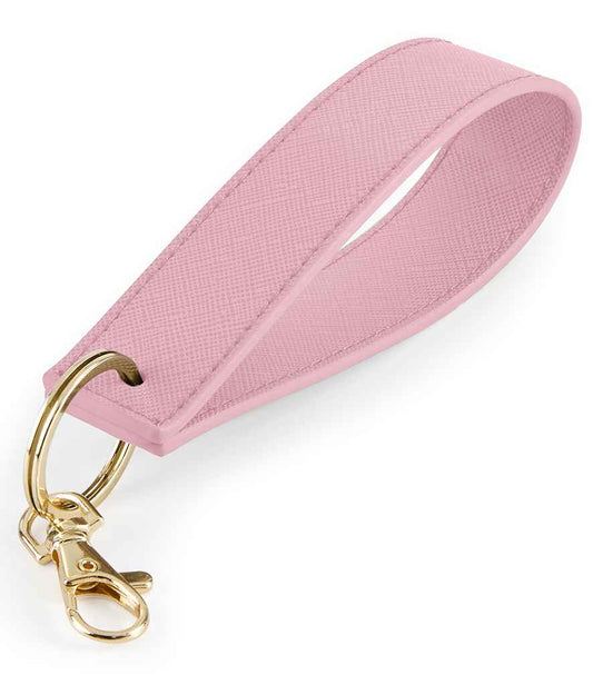 BagBase Boutique Wristlet Key Ring | Dusky Pink