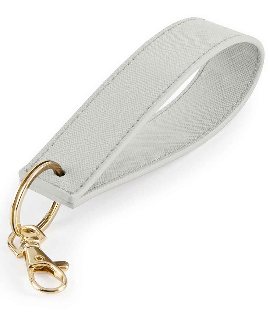 BagBase Boutique Wristlet Key Ring | Soft Grey