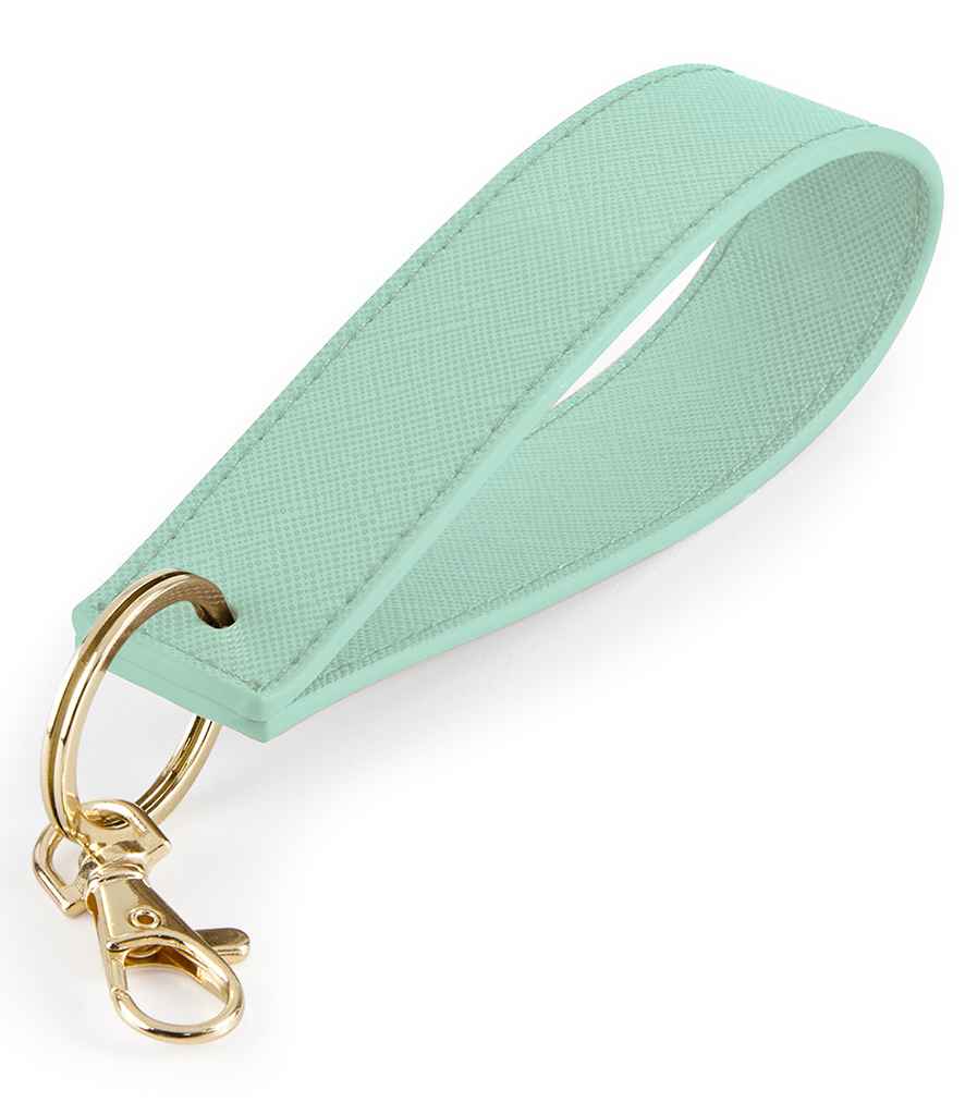 BagBase Boutique Wristlet Key Ring | Soft Mint