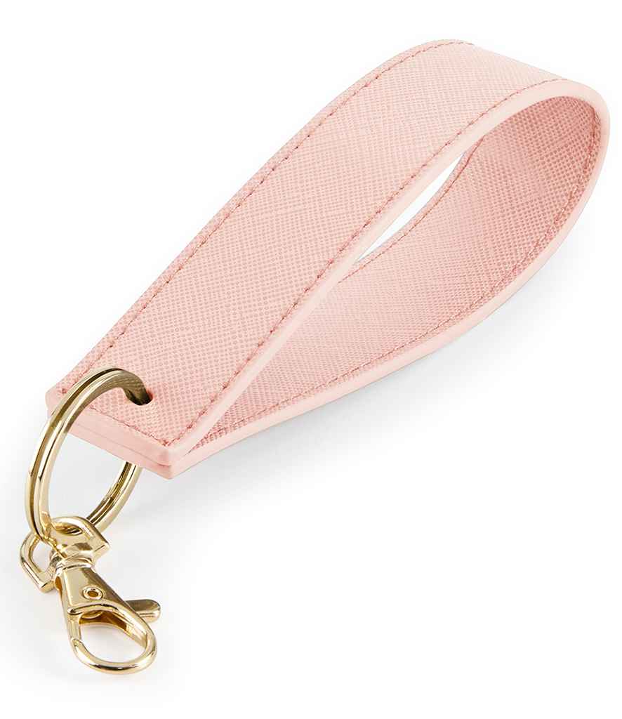 BagBase Boutique Wristlet Key Ring | Soft Pink