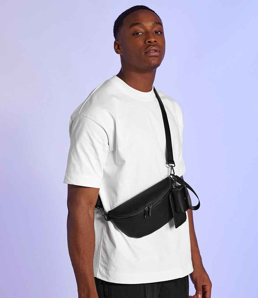 BagBase Boutique Pouch Wristlet | Black/Black