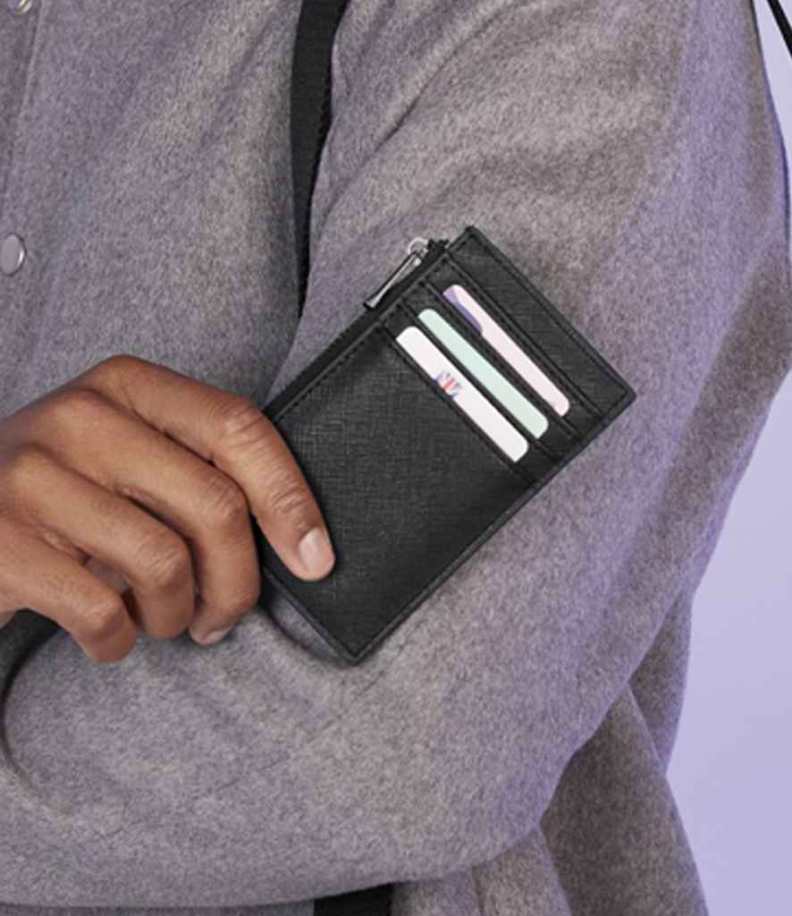 BagBase Boutique Card Holder | Black/Black