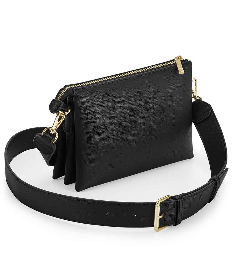BagBase Boutique Soft Cross Body Bag | Black