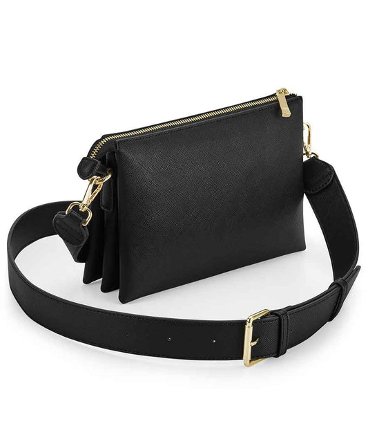 BagBase Boutique Soft Cross Body Bag | Black
