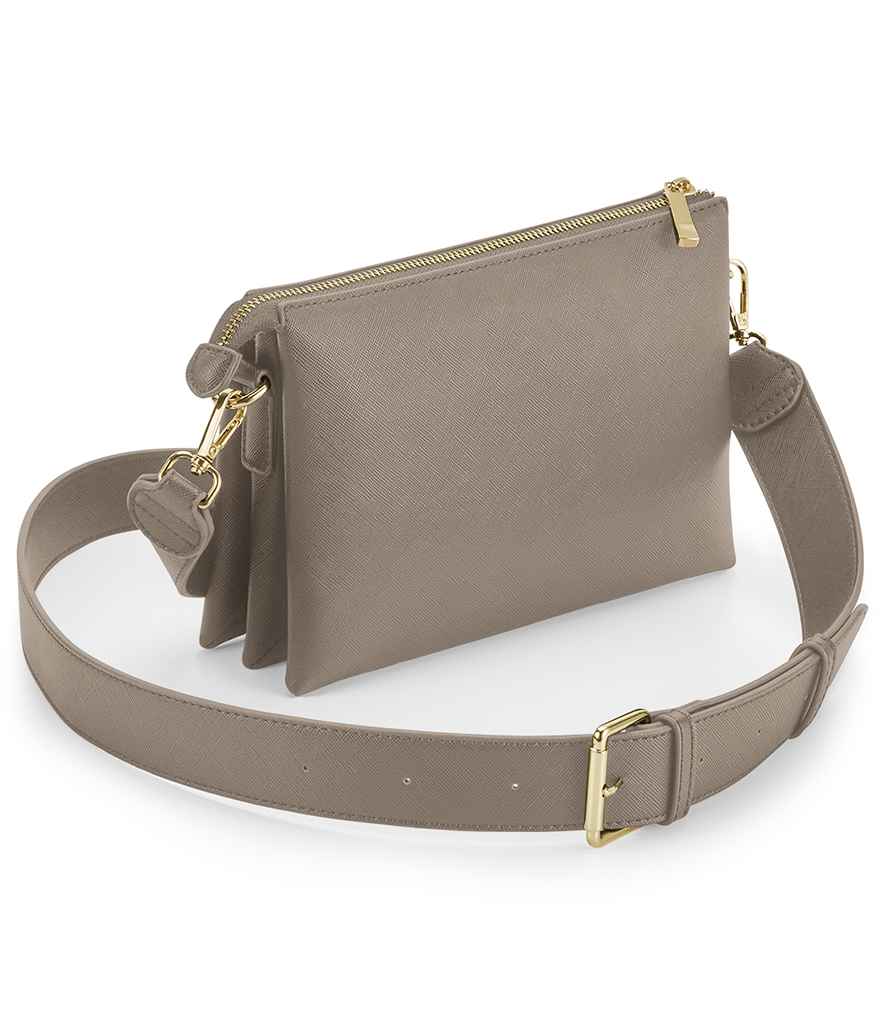 BagBase Boutique Soft Cross Body Bag | Taupe
