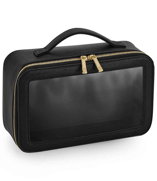 BagBase Boutique Clear Window Travel Case | Black