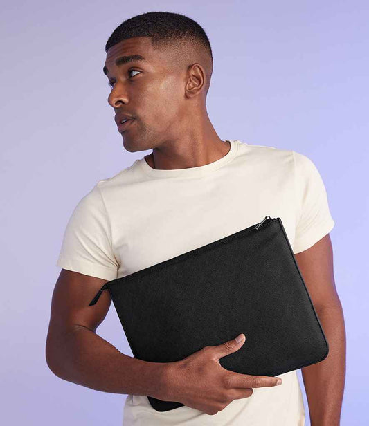 BagBase Boutique Document Slip | Black/Black