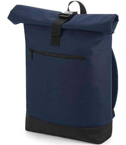 BagBase Roll-Top Backpack | French Navy