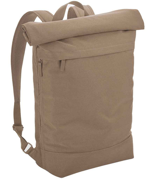 BagBase Simplicity Roll-Top Backpack | Hazelnut