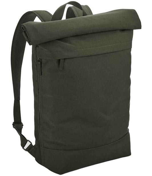 BagBase Simplicity Roll-Top Backpack | Pine Green