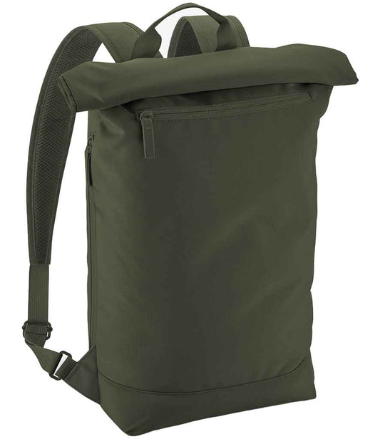 BagBase Simplicity Roll-Top Backpack Lite | Pine Green