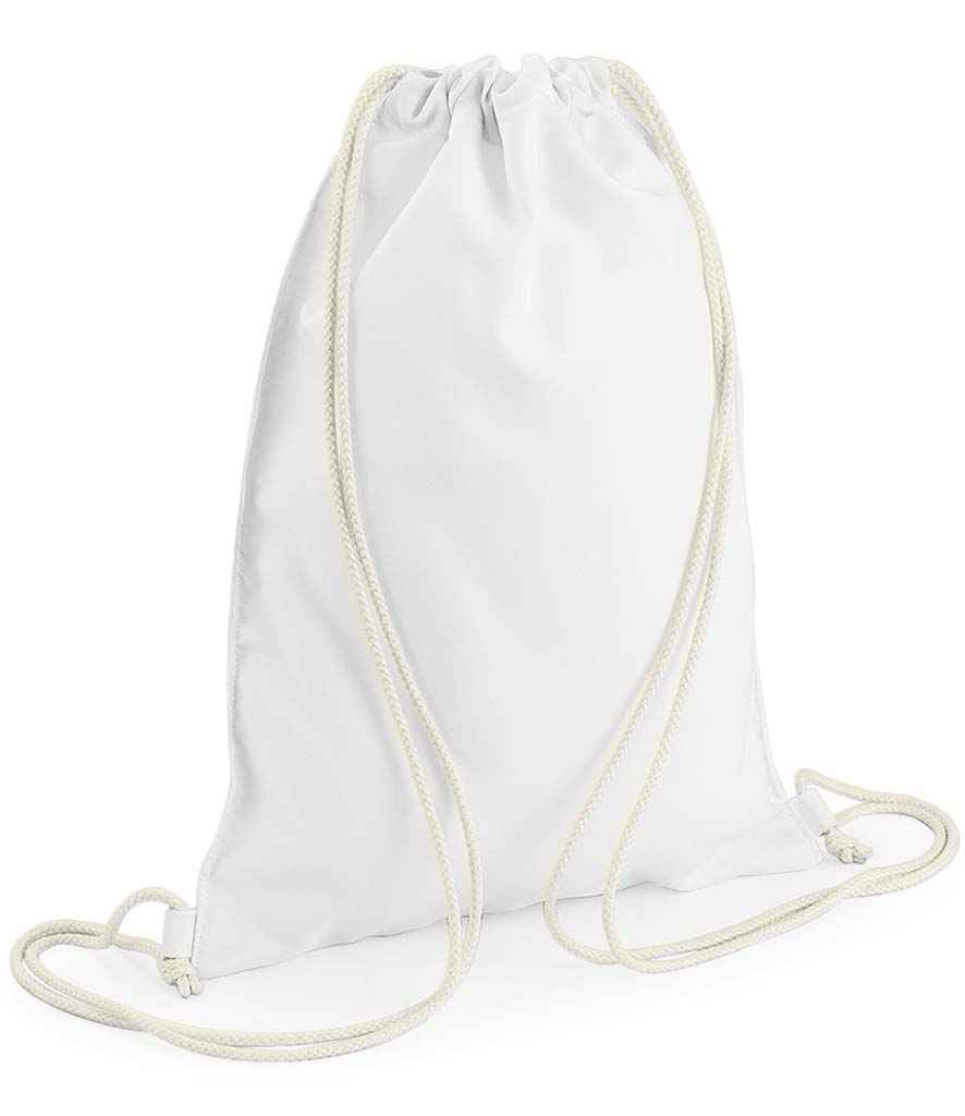 BagBase Sublimation Gymsac | White