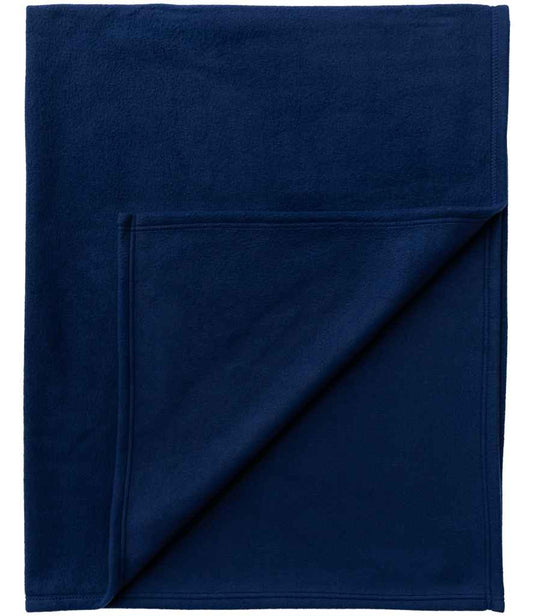 Brand Lab Large Polar Fleece Blanket | Navy