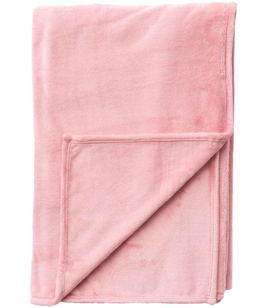 Brand Lab Extra Large Plush Fleece Blanket | Blush Pink