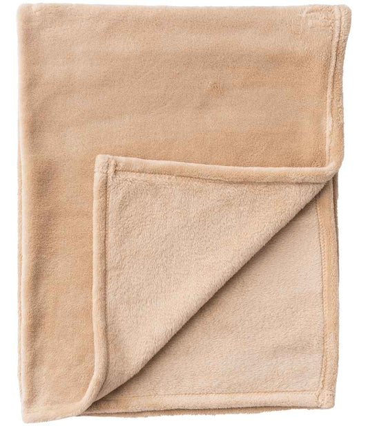 Brand Lab Pet Teddy Fleece Blanket | Camel
