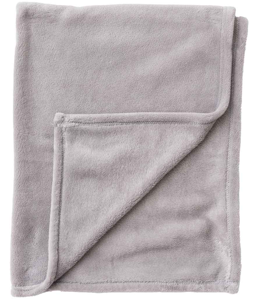 Brand Lab Pet Teddy Fleece Blanket | Silver Grey