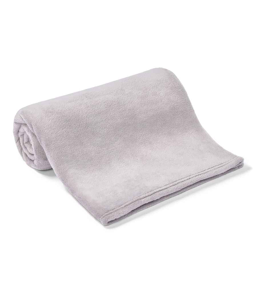 Brand Lab Pet Teddy Fleece Blanket | Silver Grey