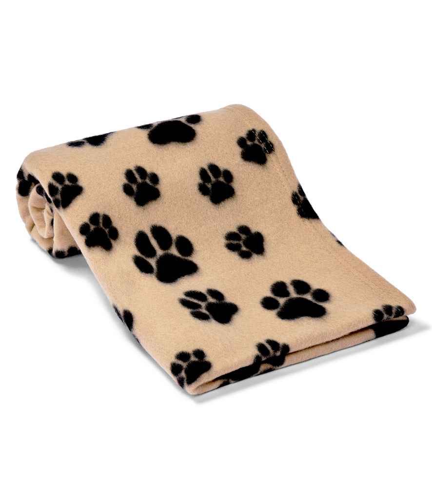 Brand Lab Pet Polar Fleece Blanket | Paw Print