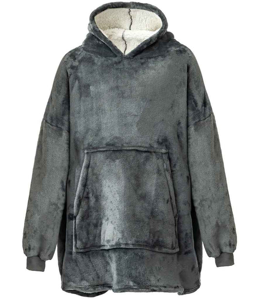 Brand Lab Oversized Hooded Blanket | Charcoal