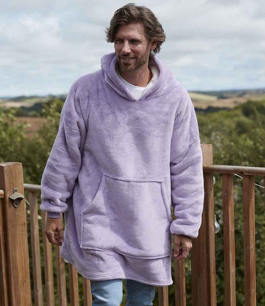 Brand Lab Oversized Hooded Blanket | Digital Lavender