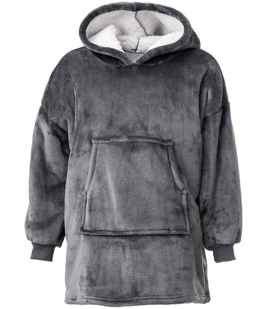 Brand Lab Kids Oversized Hooded Blanket | Charcoal