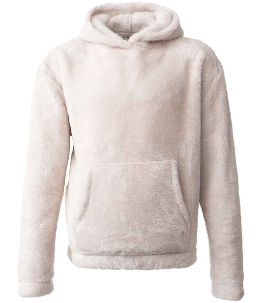 Brand Lab Unisex Fluffy Fleece Hoodie | Natural