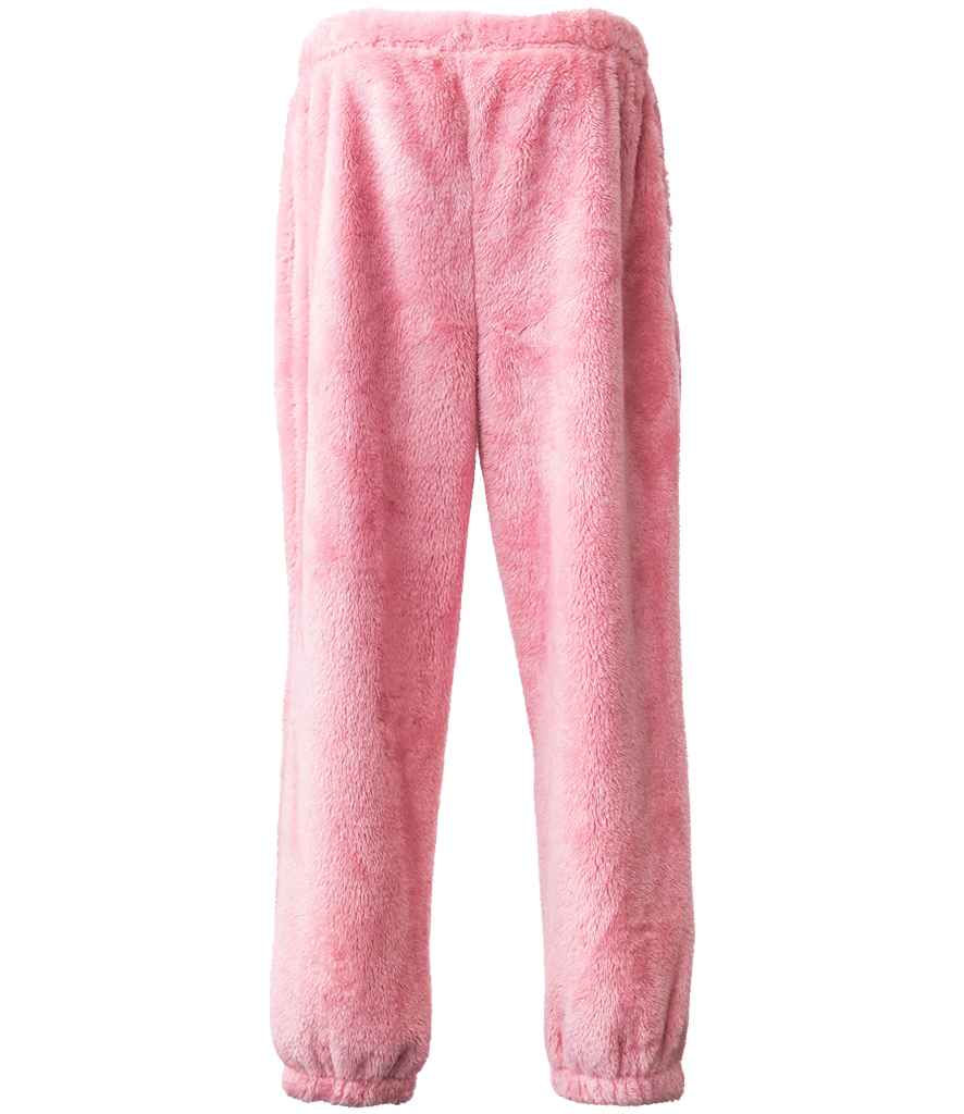 Brand Lab Unisex Fluffy Fleece Joggers | Blush Pink