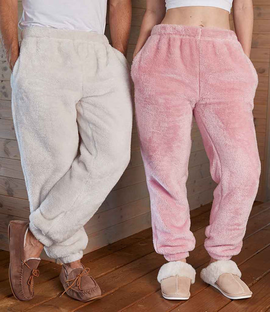 Brand Lab Unisex Fluffy Fleece Joggers | Natural
