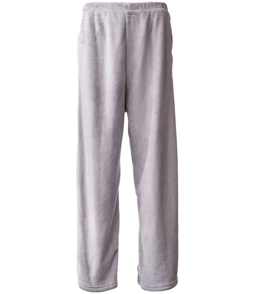Brand Lab Ladies Plush Fleece Lounge Trousers | Silver Grey
