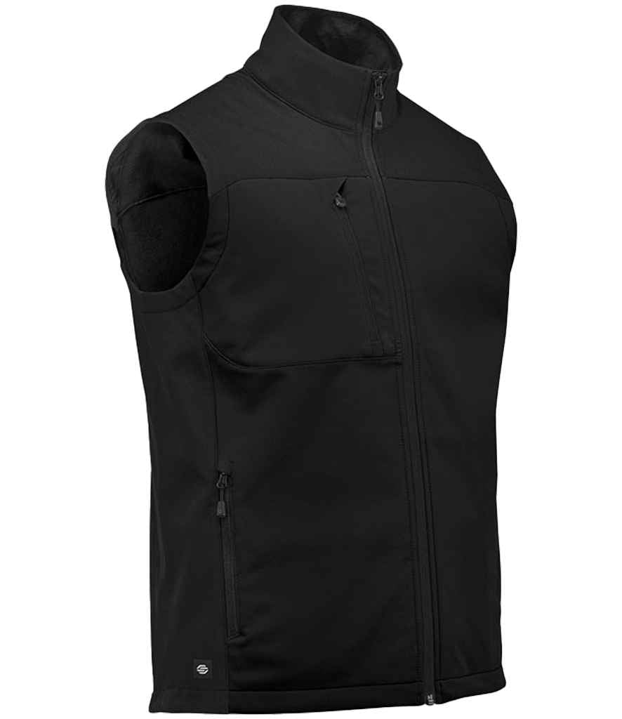 Stormtech Cascades Soft Shell Bodywarmer | Black/Black