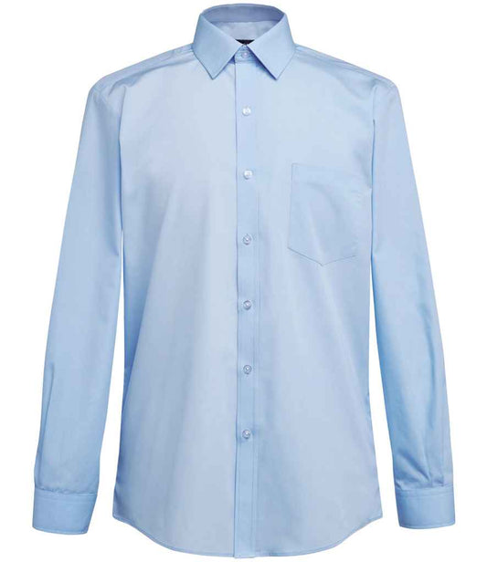 Brook Taverner Juno Long Sleeve Poplin Shirt | Sky Blue
