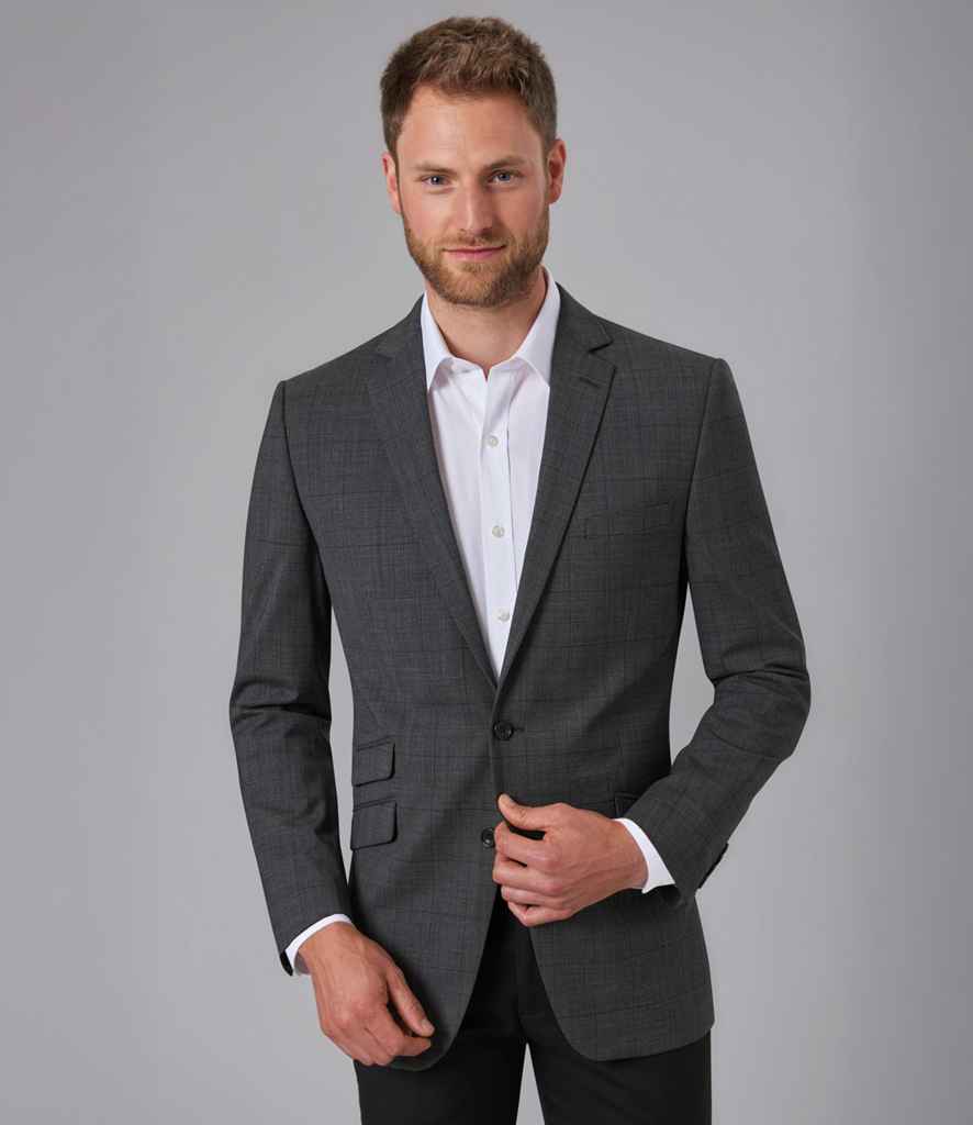 Brook Taverner Alba Long Sleeve Slim Fit Poplin Shirt | White