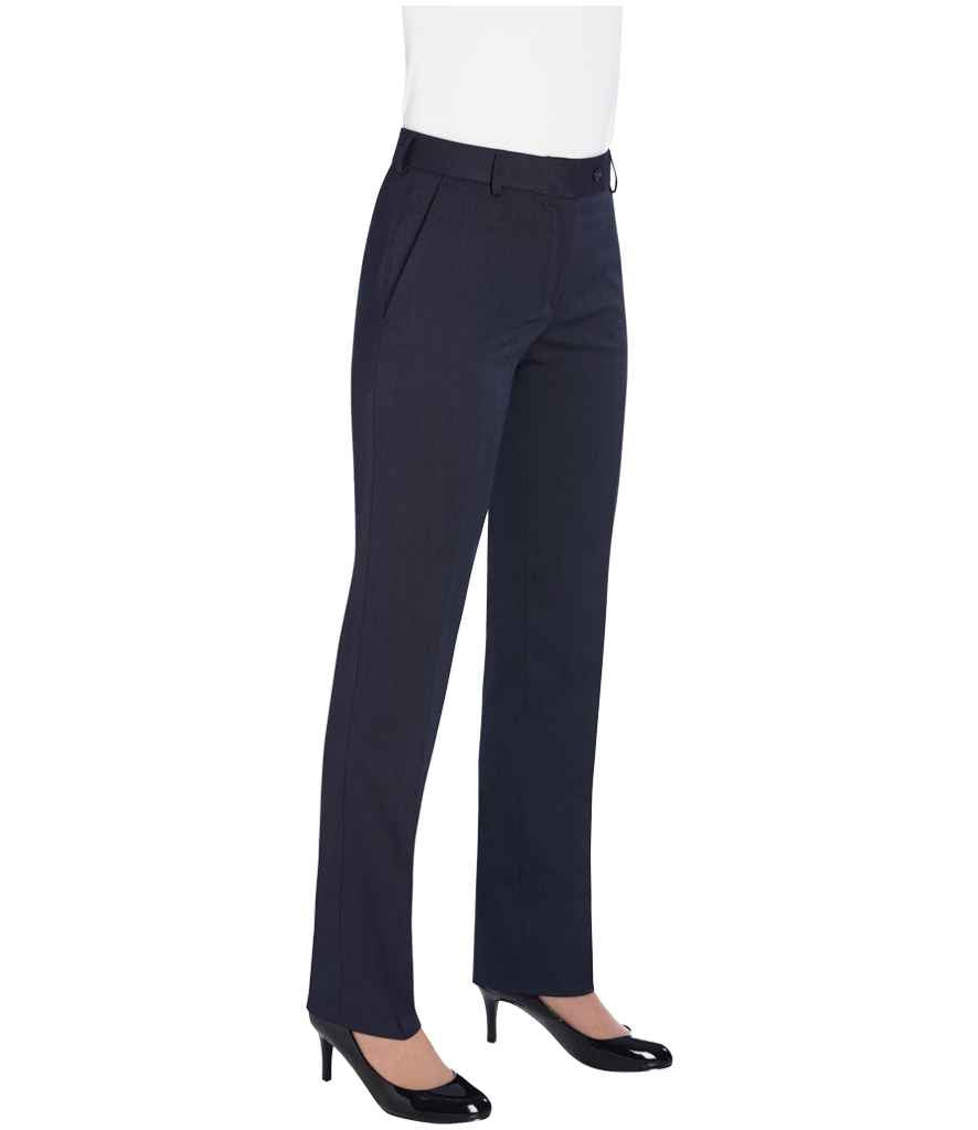 Brook Taverner Eclipse Ladies Bianca Trousers | Navy Pindot