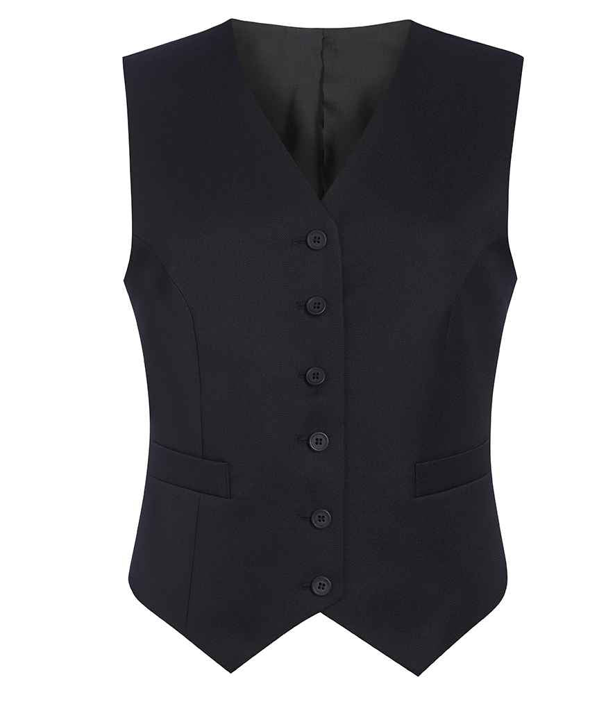 Brook Taverner Ladies Concept Omega Waistcoat | Black