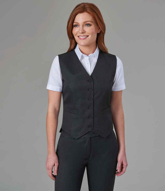 Brook Taverner Ladies Concept Omega Waistcoat | Charcoal