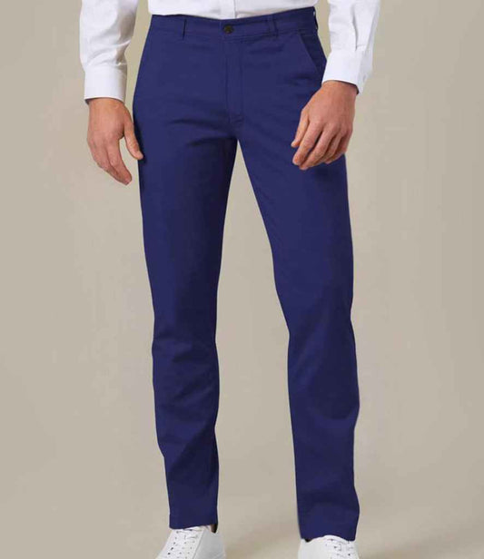 Brook Taverner Miami Slim Fit Chino Trousers | Royal Blue