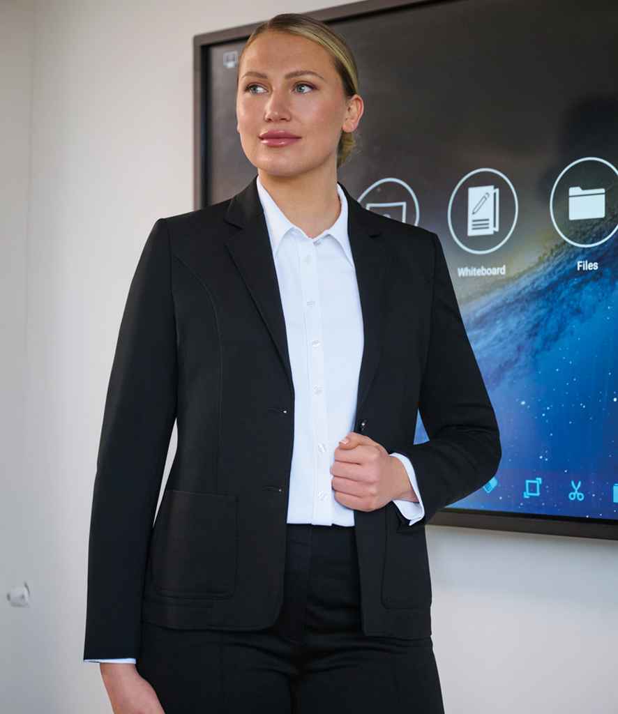 Brook Taverner Ladies Jersey Stretch Libra Jacket | Black