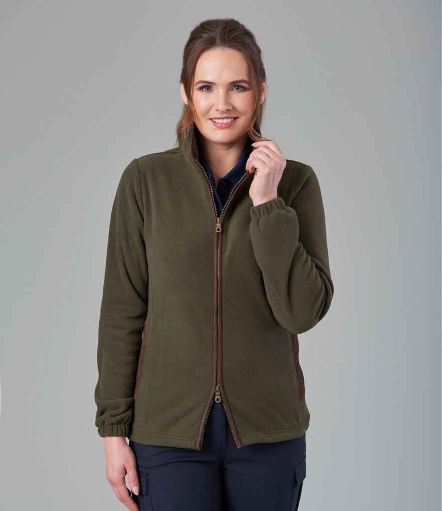 Brook Taverner Unisex Baltimore Fleece Jacket | Olive Green