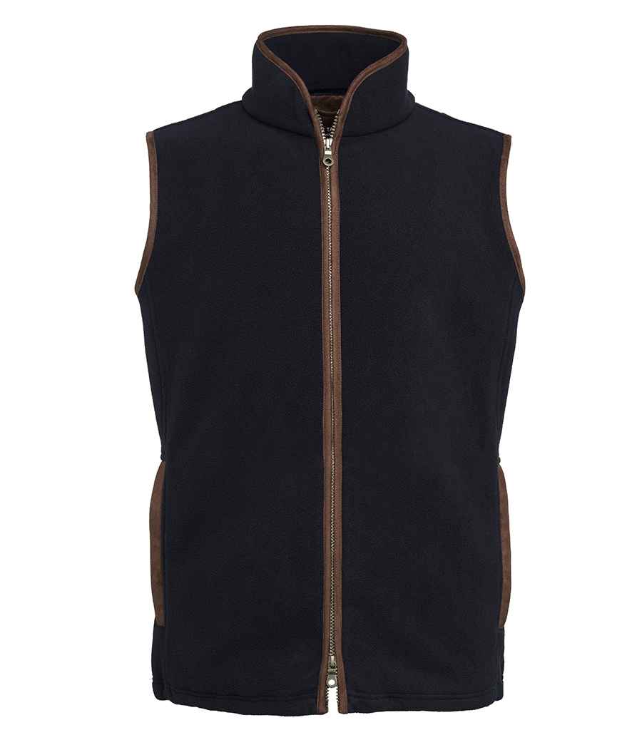 Brook Taverner Unisex Cincinnati Fleece Gilet | Gunmetal